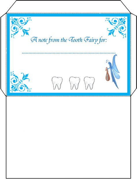 Tooth Fairy Envelope Printable